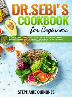 cover image of Dr. Sebi Cookbook for Beginners